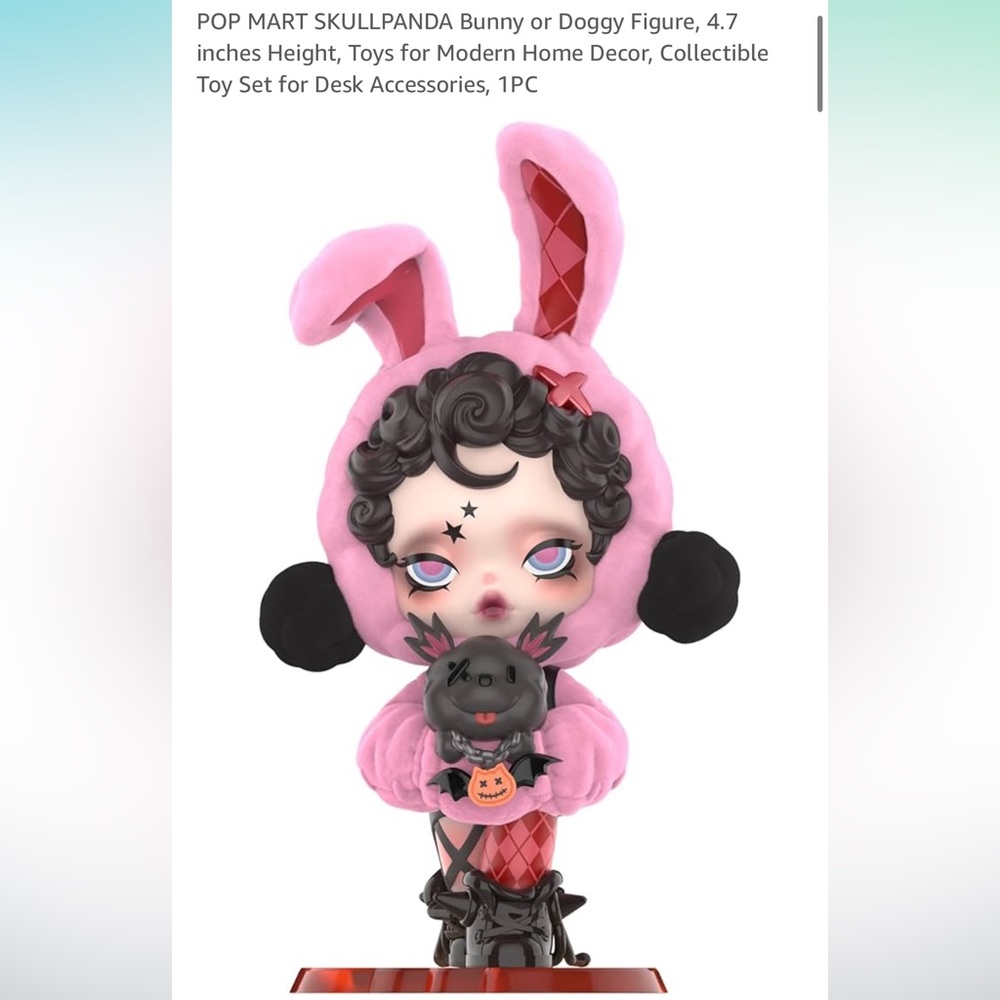 Popmart Skullpanda bunny or doggy, Halloween special edition
